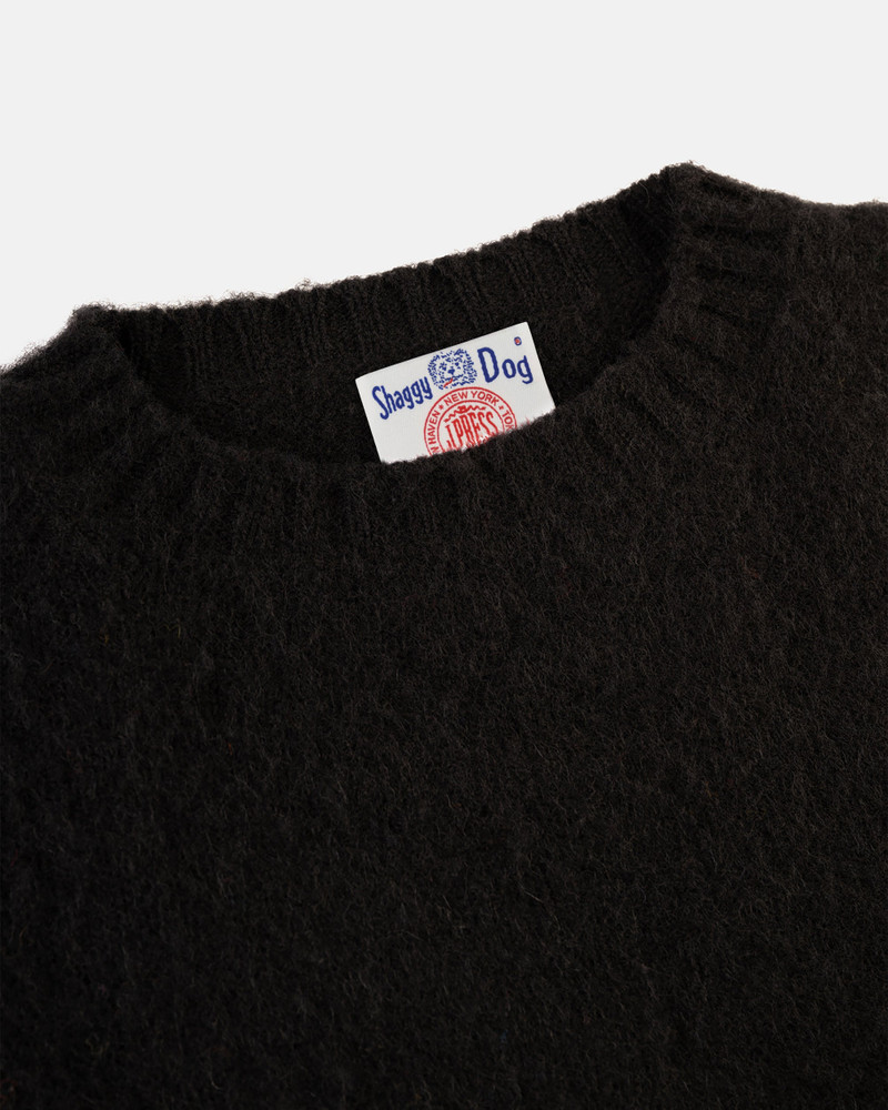 J. PRESS MADE-IN-SCOTLAND BLACK SHAGGY DOG SWEATER - CLASSIC FIT outlook