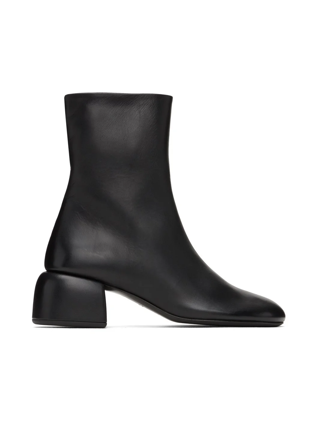 Black Zip-Up Boots - 1