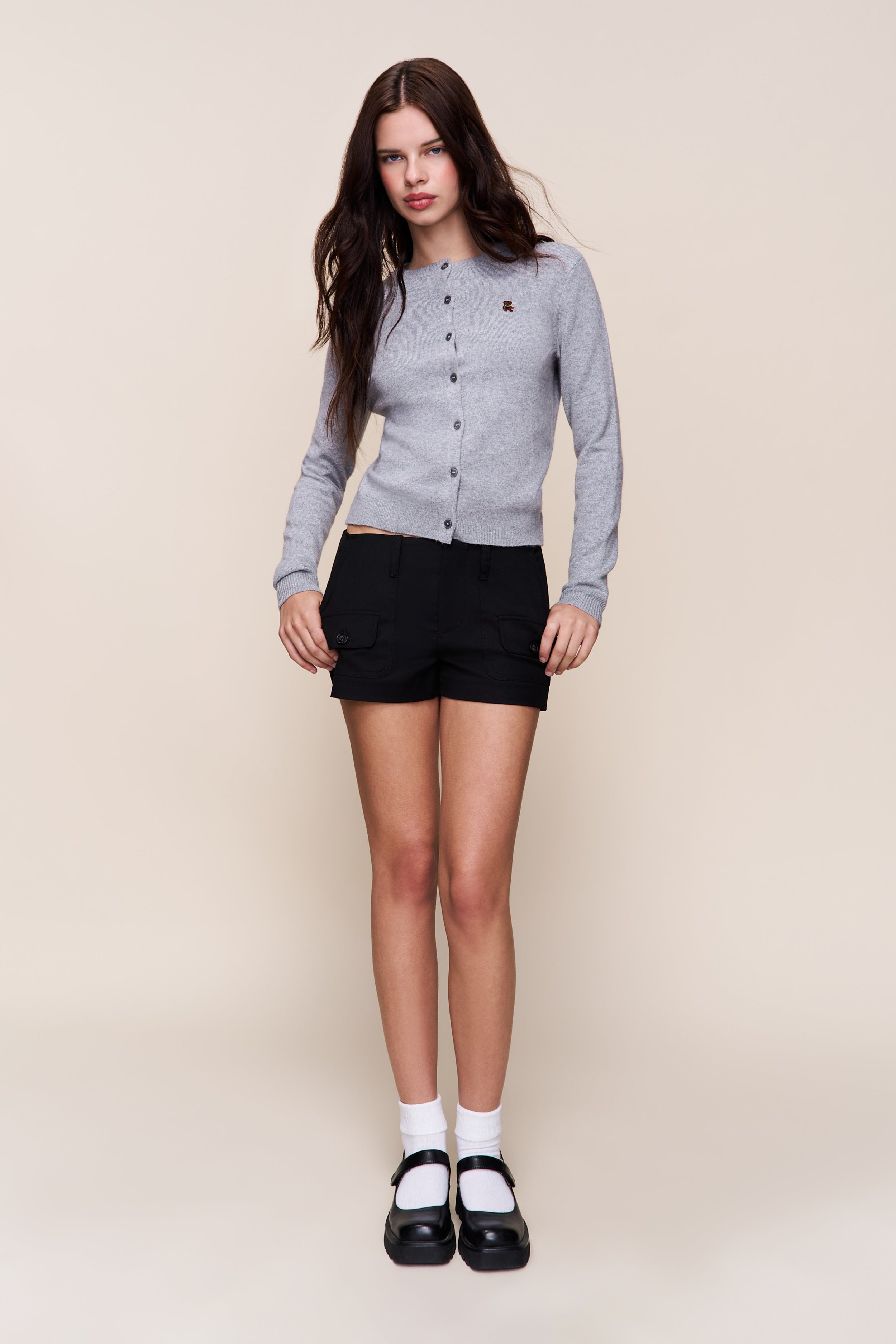PENELOPE PATCH POCKET SHORT - 2