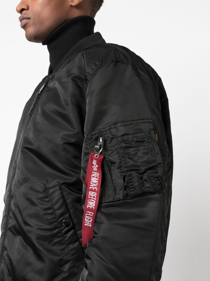 embroidered-design bomber jacket 5