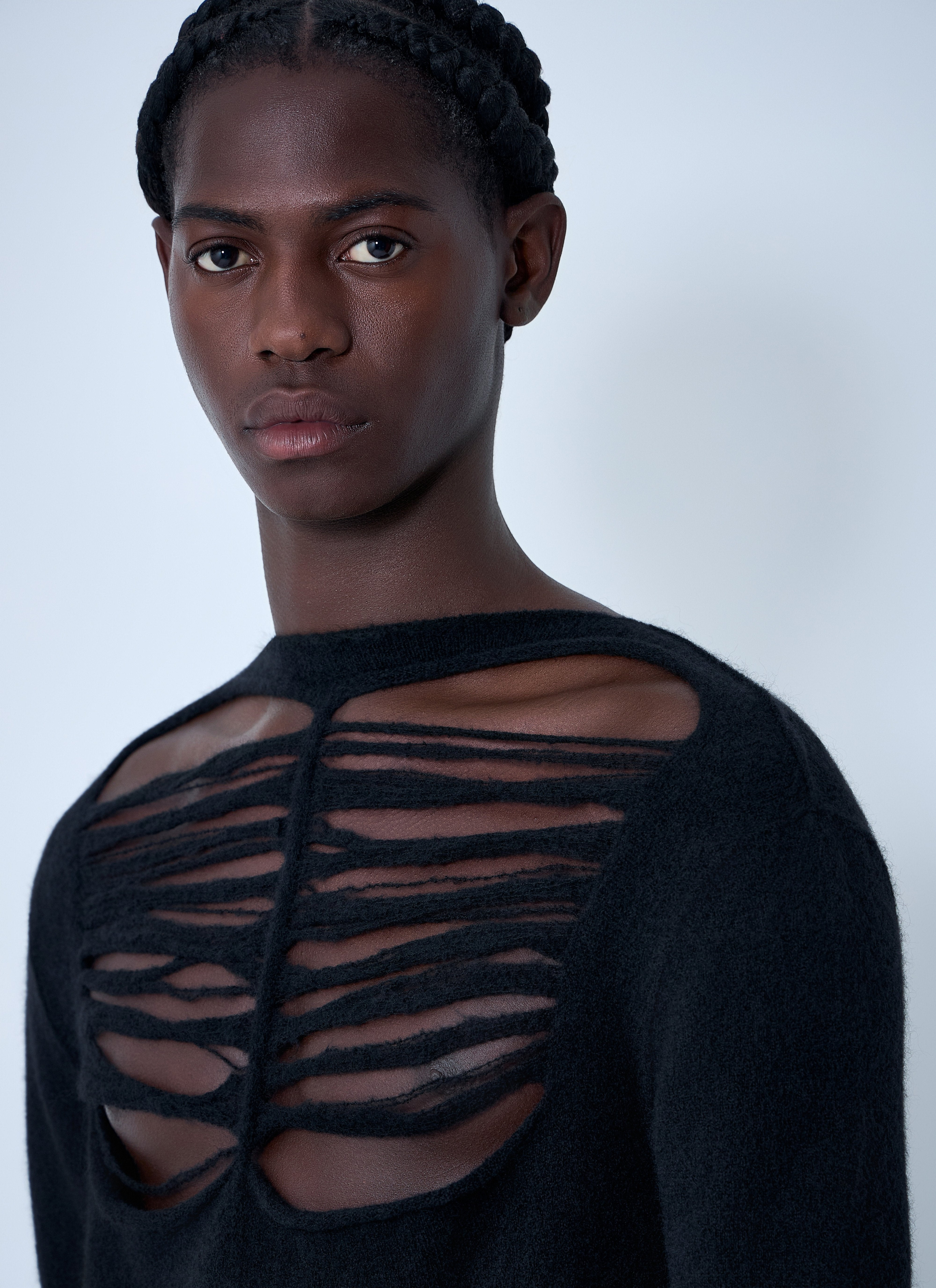 Rick Owens Men Wool-Blend Knit Top - 5