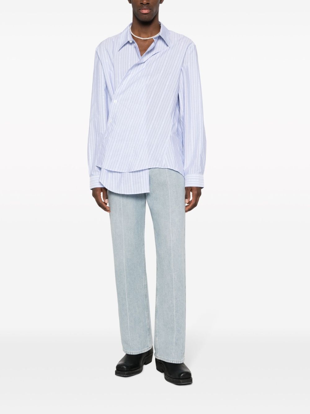 cotton wrap shirt - 6
