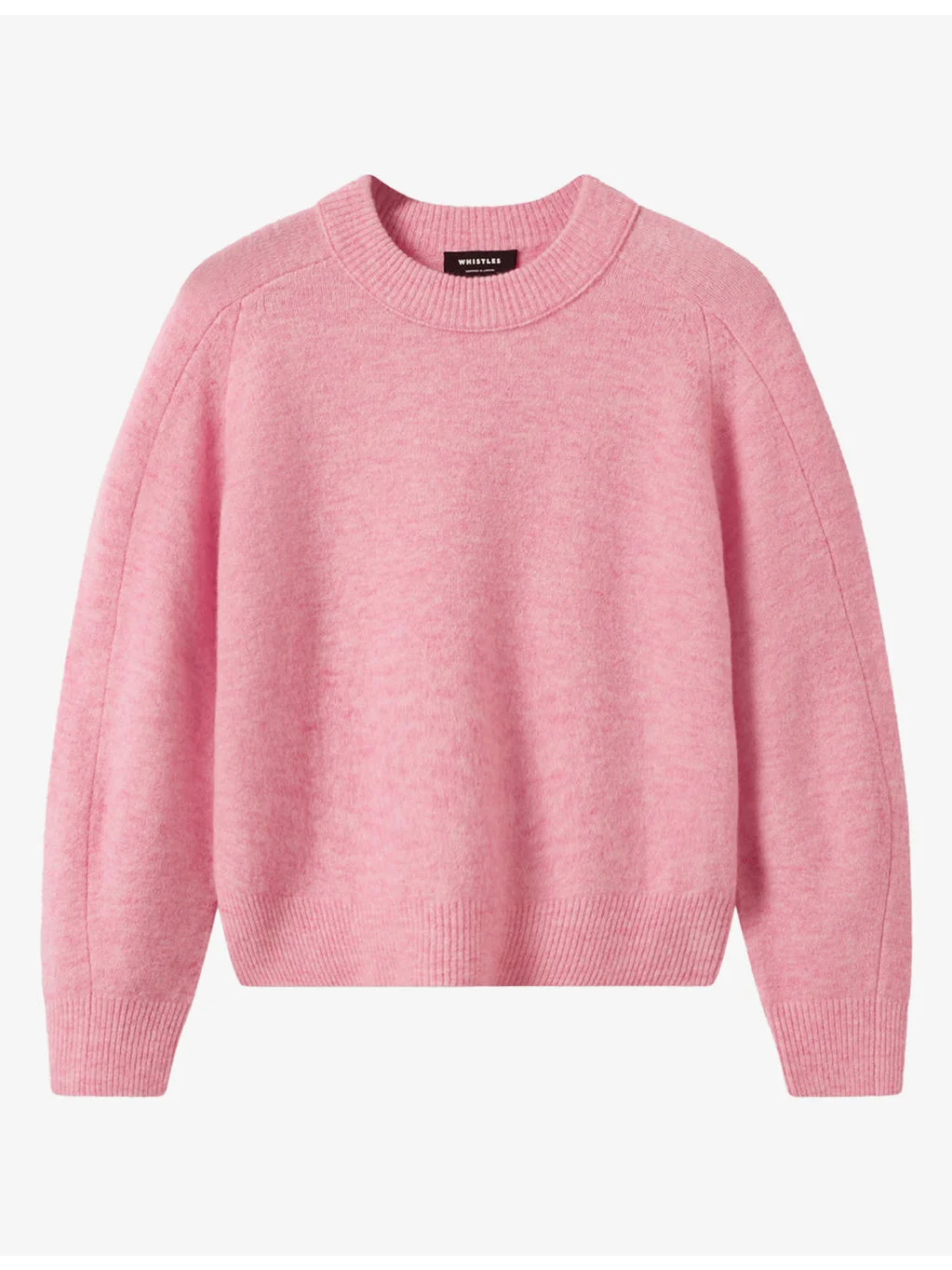 Ribbed-Trim Wool-Blend Jumper - 1