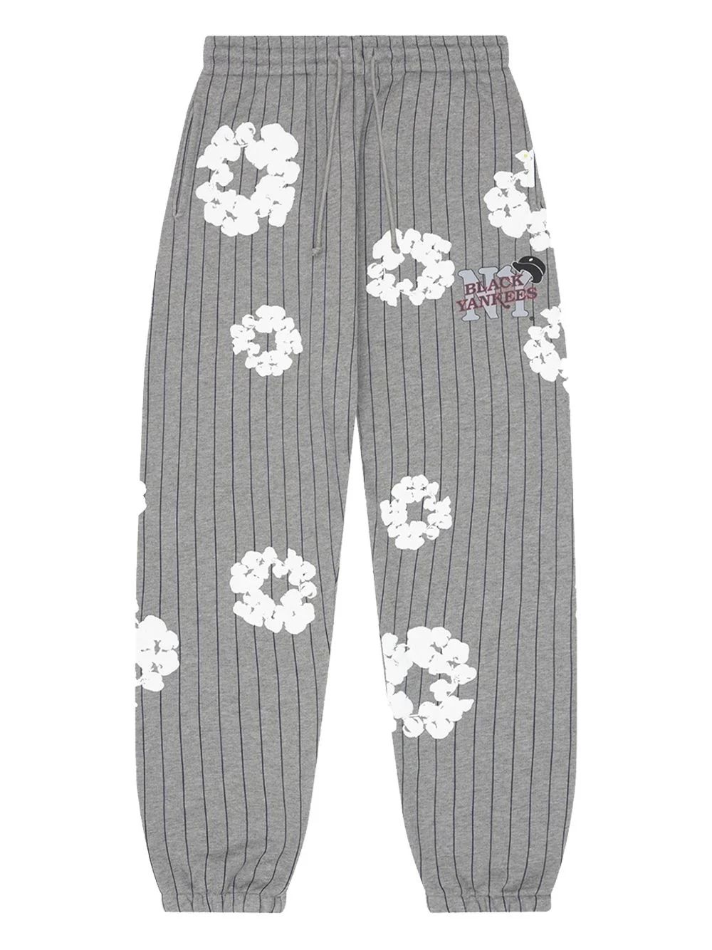 pinstripe wreath track pants - 1