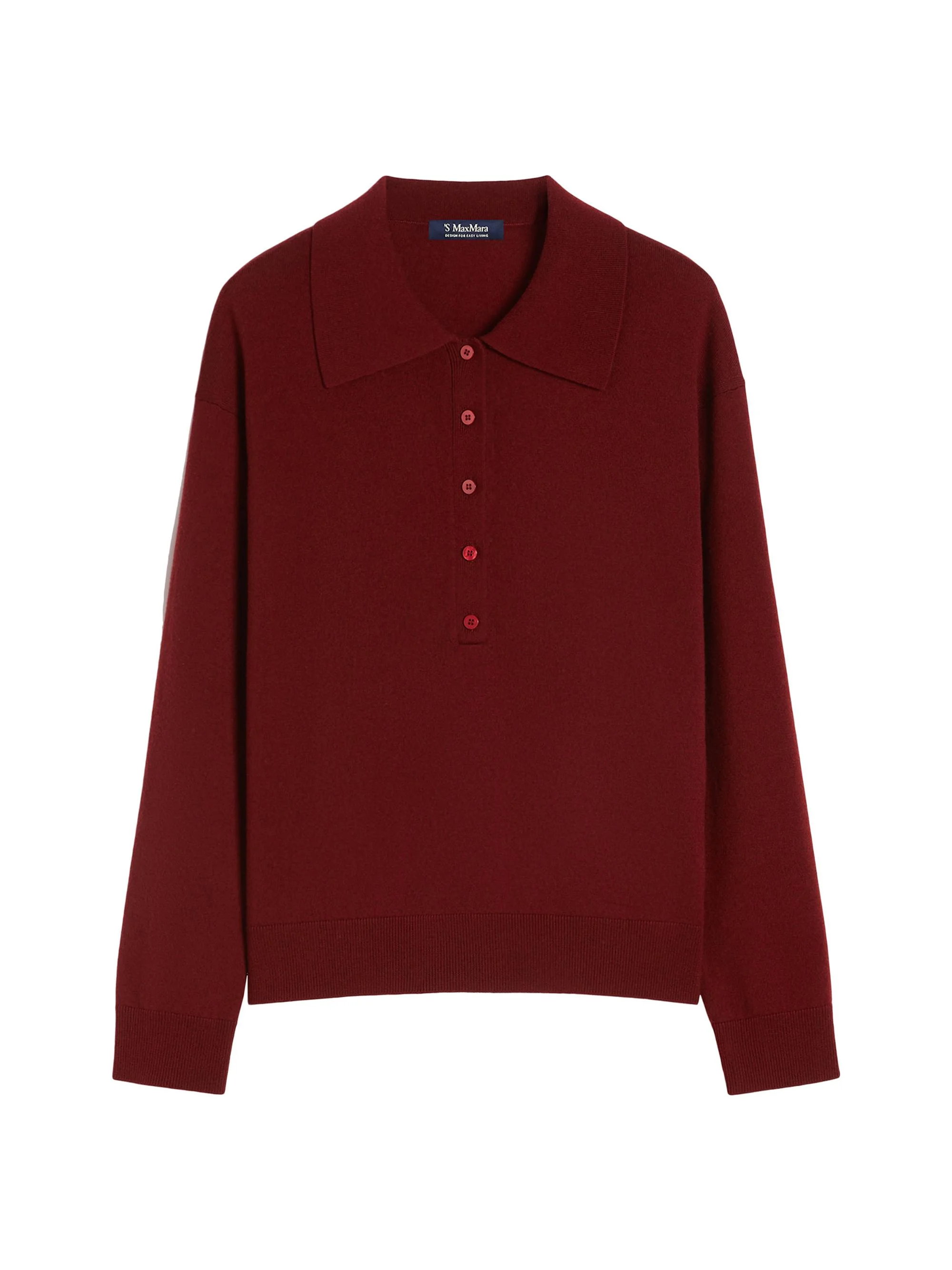 Women's Wool Knit Jumper - Raspberry - 1