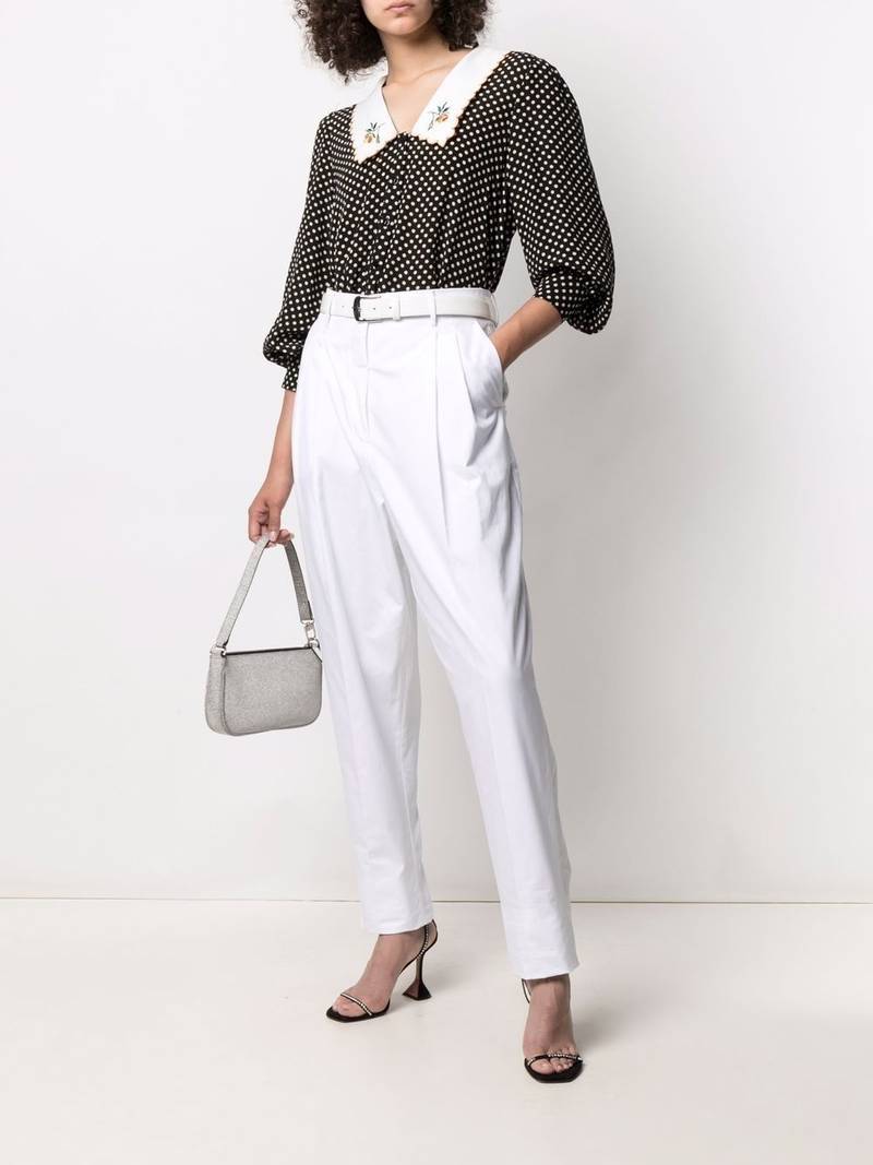 N°21 high-waisted tapered trousers outlook