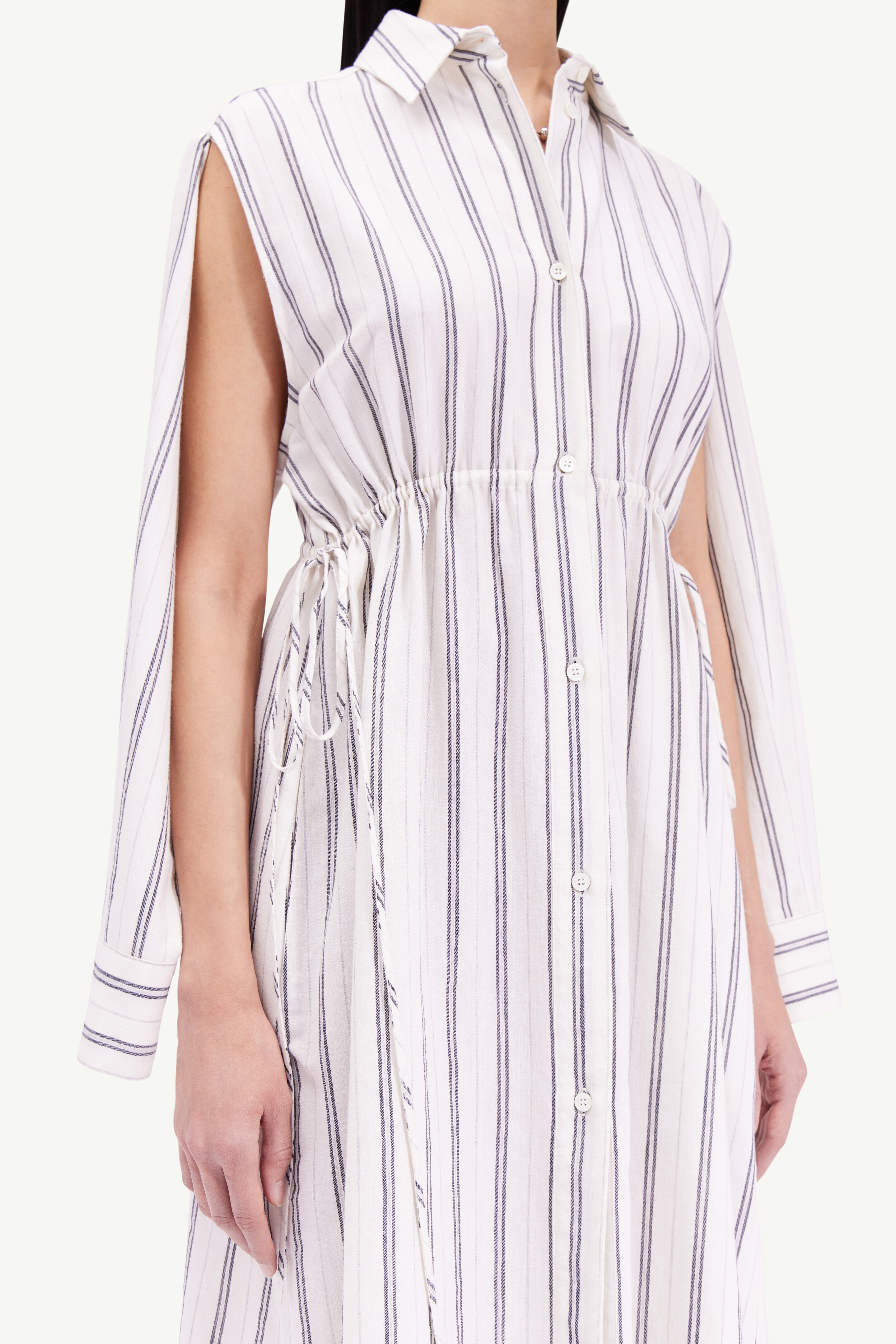 Stripe shirt dress - 5