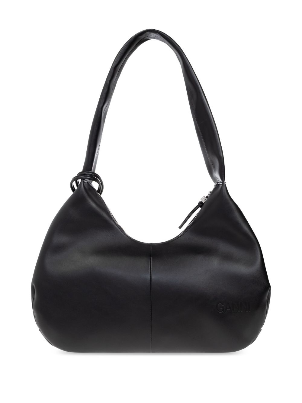 tonal-logo plaque shoulder bag - 3
