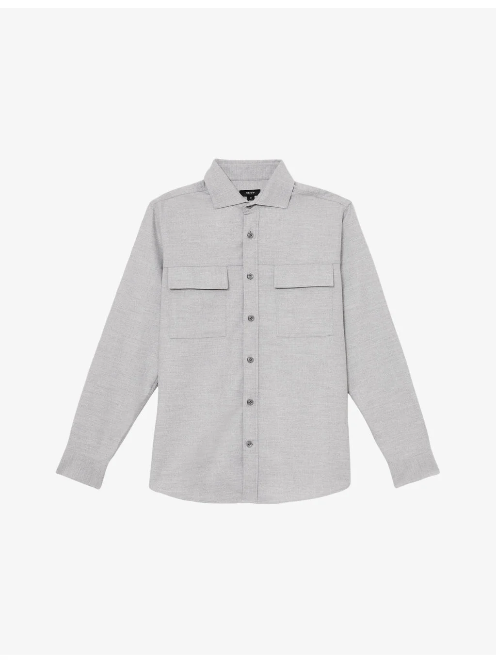 Chamber Double-Pocket Brushed Stretch-Woven Overshirt - 1