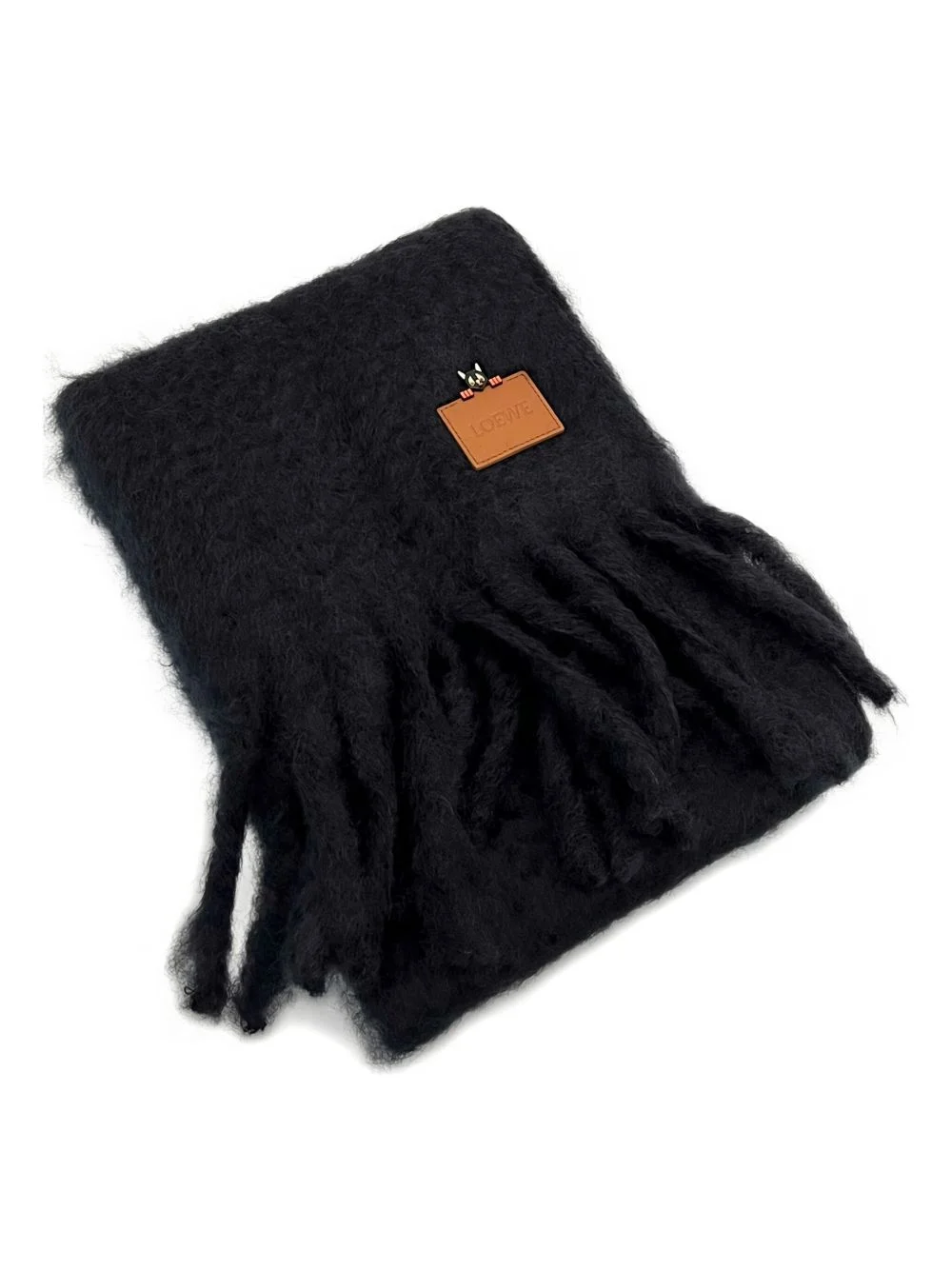 fringe plaque scarf - 1