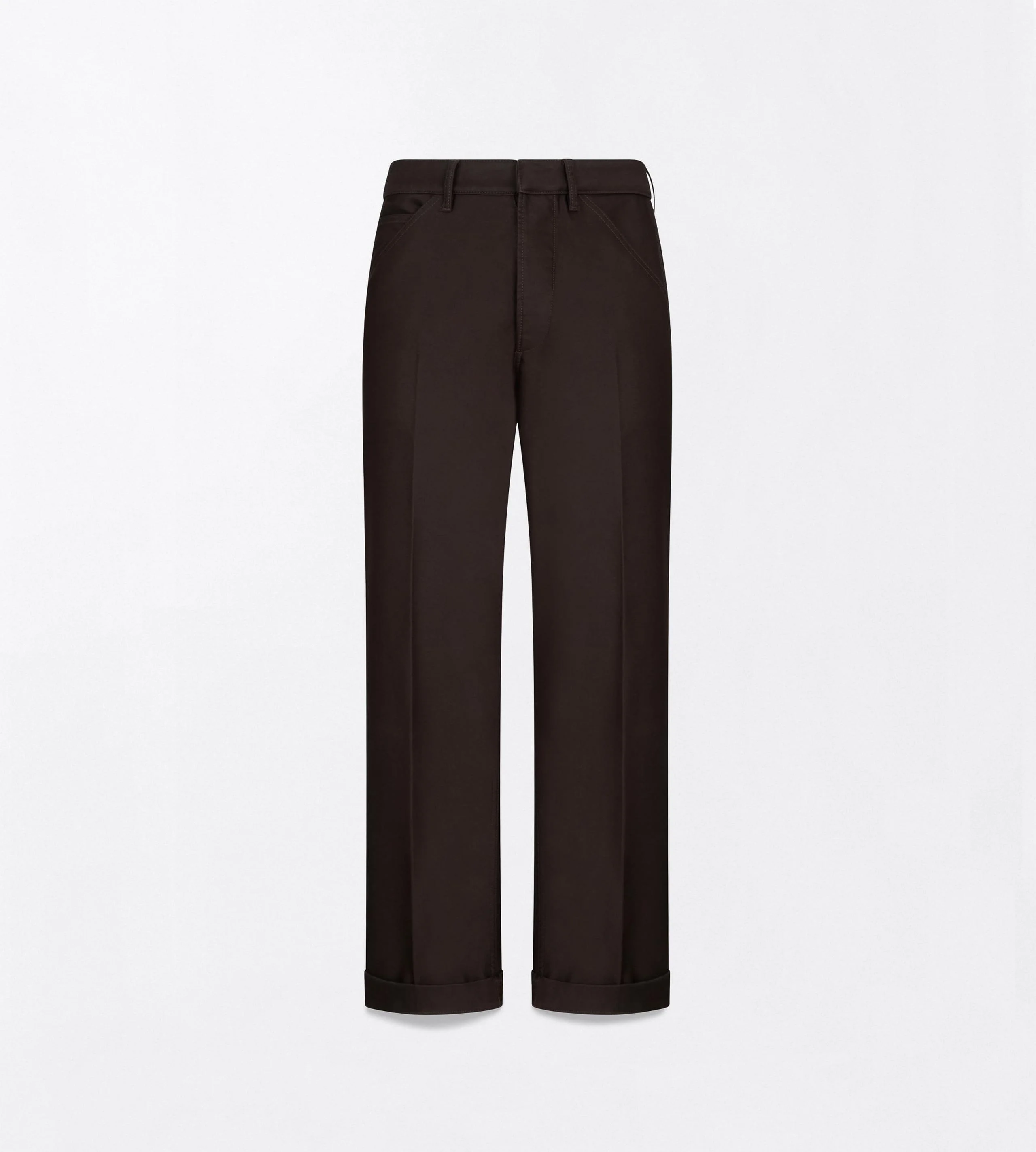 COTTON SATIN CARPENTER PANTS - 1