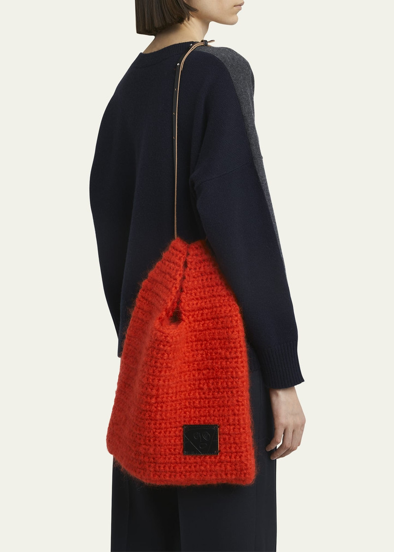 Plan C Shopper Wool Tote Bag outlook