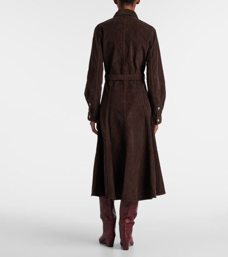 Marseille corduroy shirt dress 3