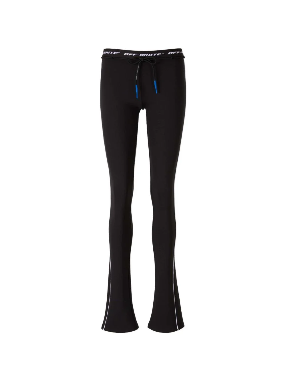 drawstring fastening leggings - 1