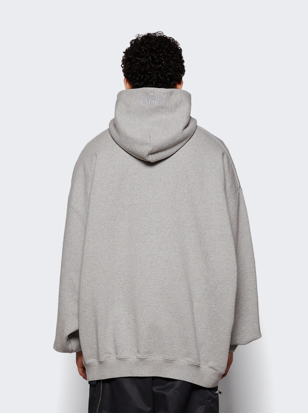 I'm Retired Oversized Hoodie Grey Melange - 5