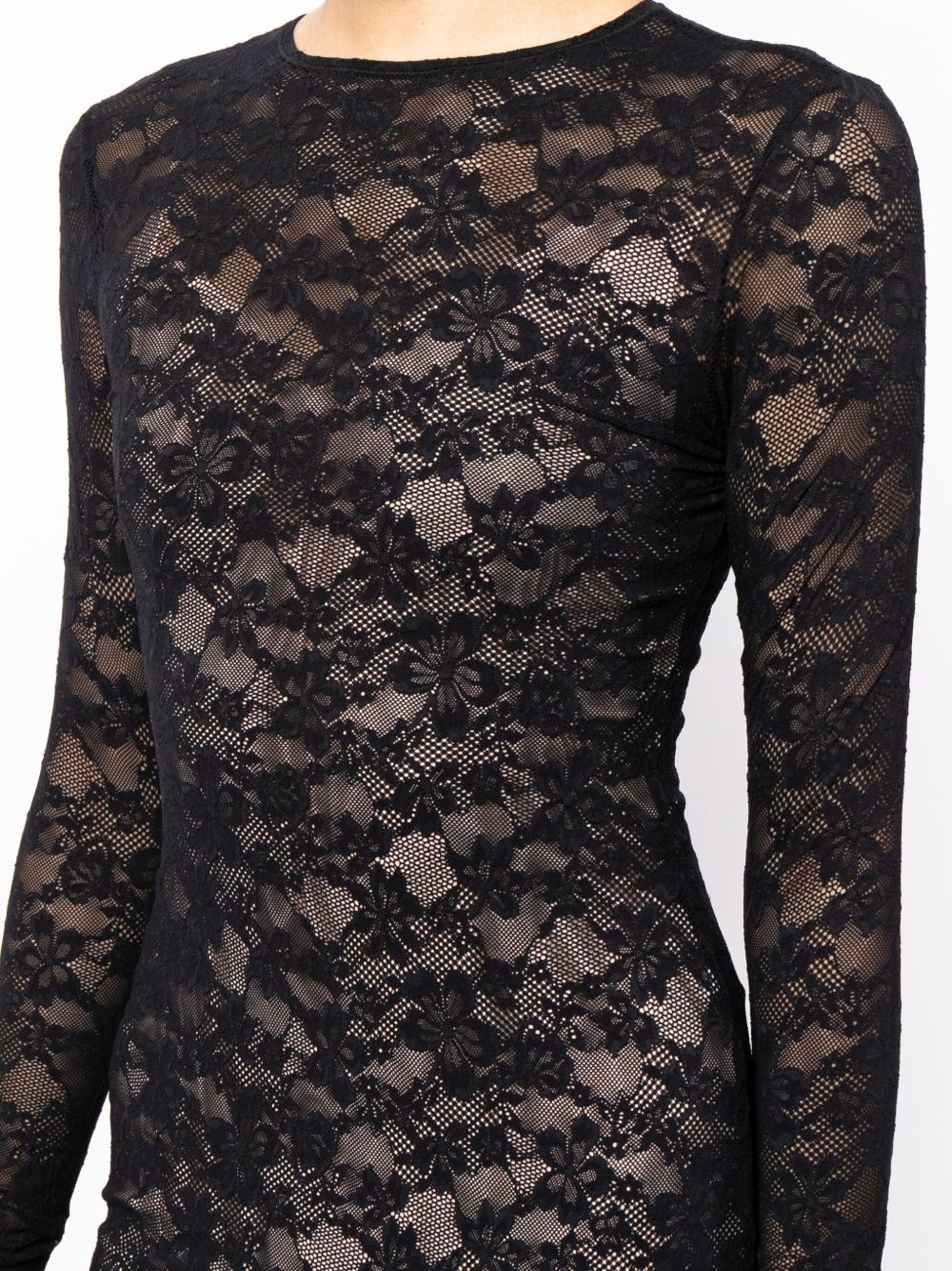 floral-lace bodycon minidress - 5