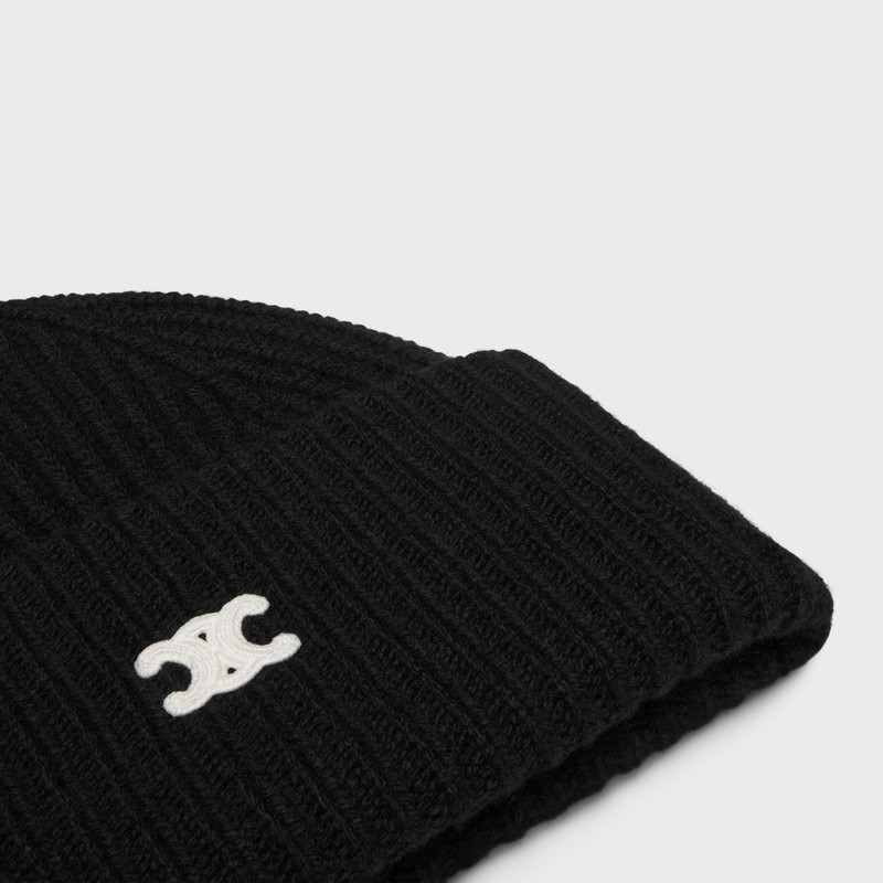 triomphe beanie IN SEAMLESS CASHMERE 3