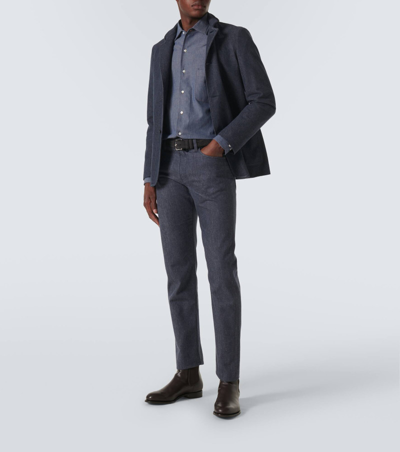 Loro Piana André chambray shirt outlook