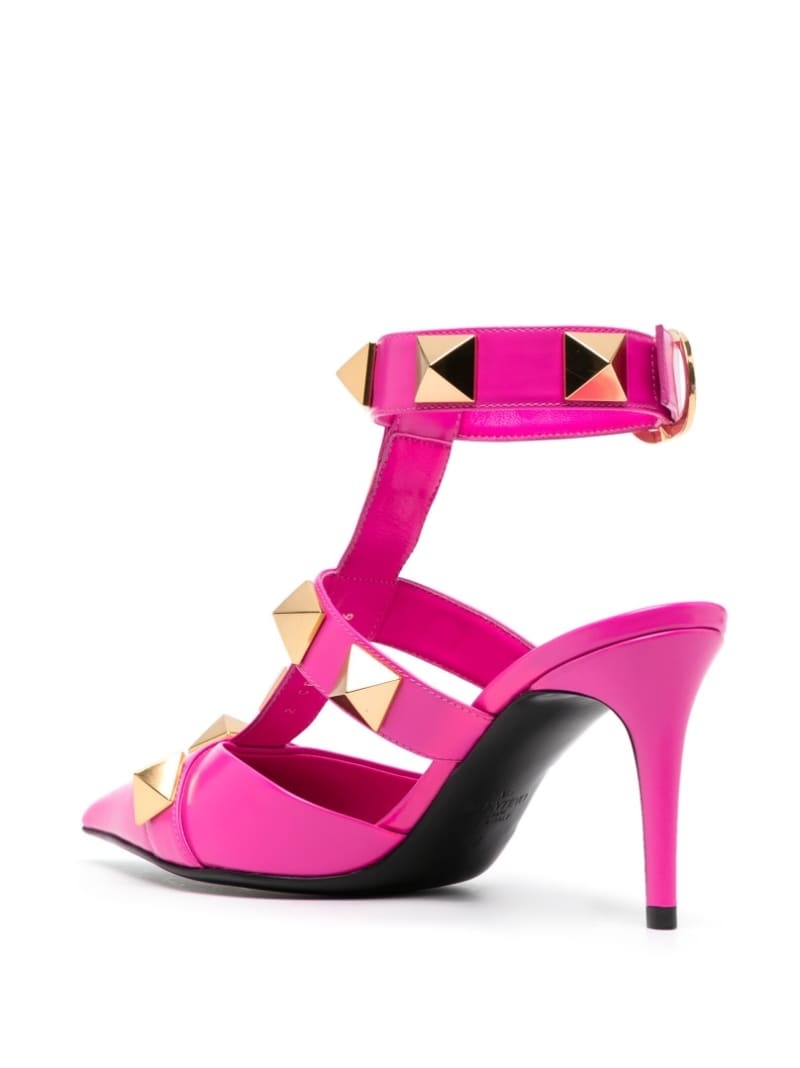Roman Stud 85mm caged pumps - 3