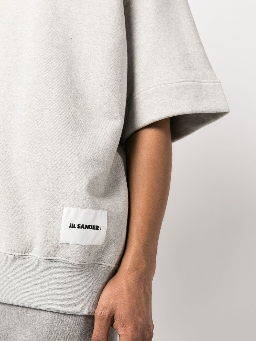 short-sleeve cotton sweatshirt - 5
