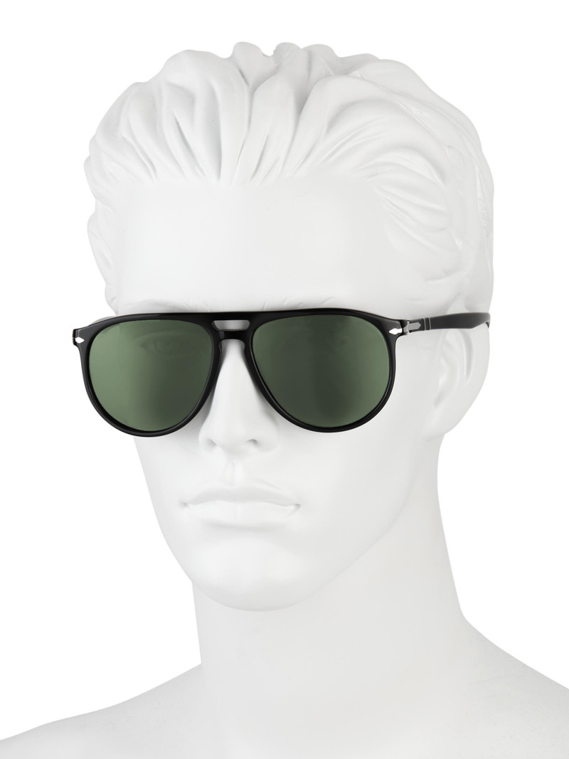 Men's Toms 55MM Pilot Sunglasses - Black 4