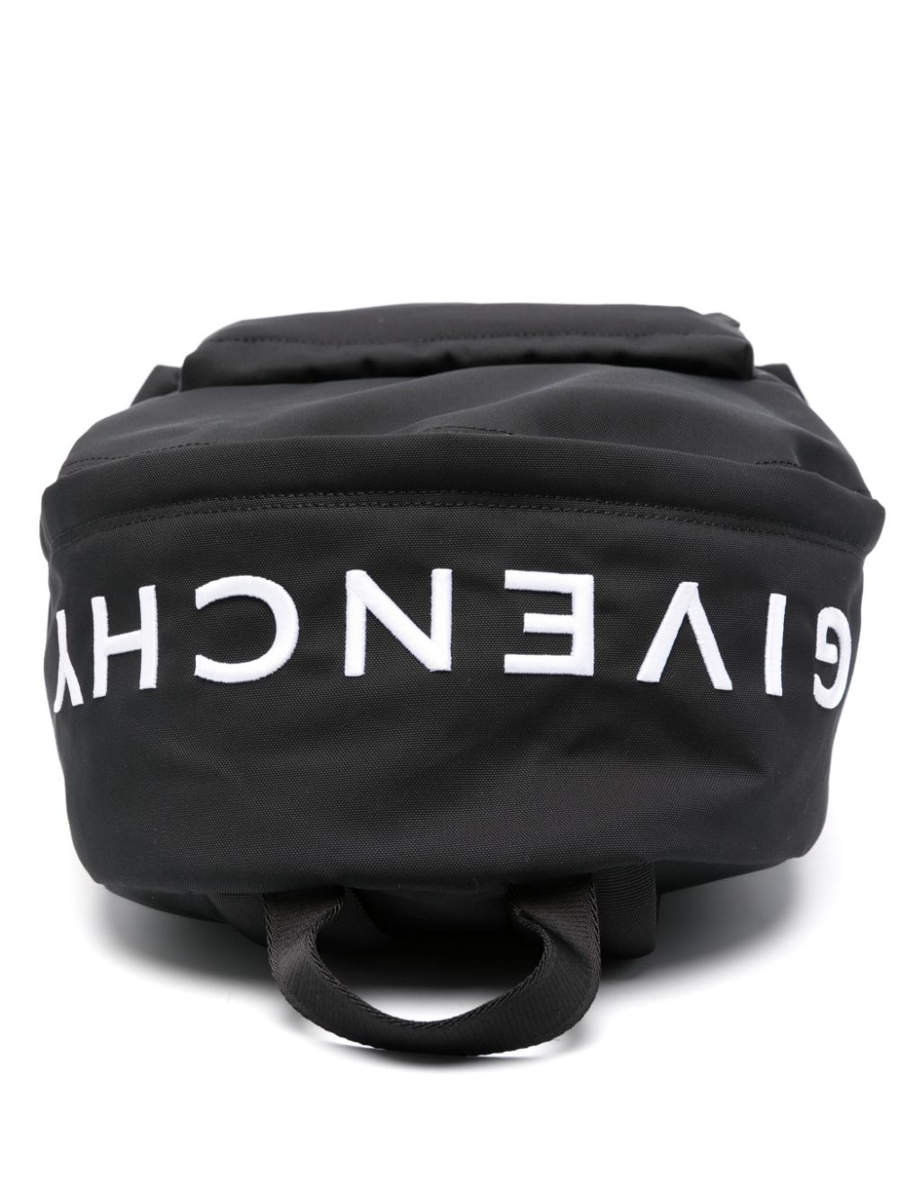 embroidered-logo backpack - 4