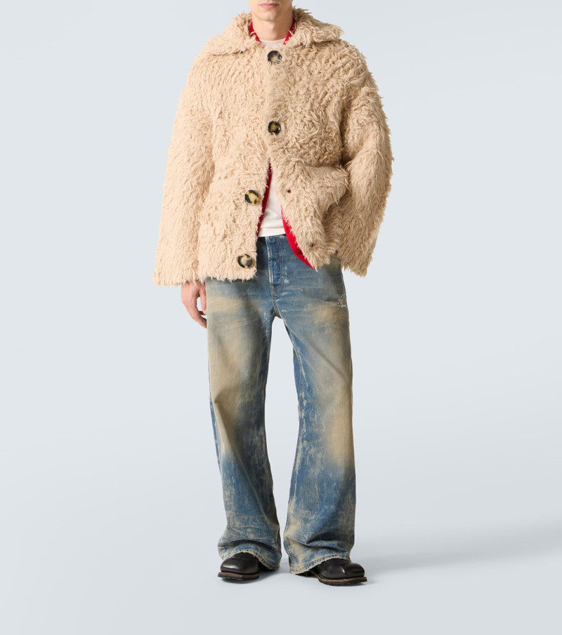 Acne Studios 2021 distressed wide-leg jeans outlook