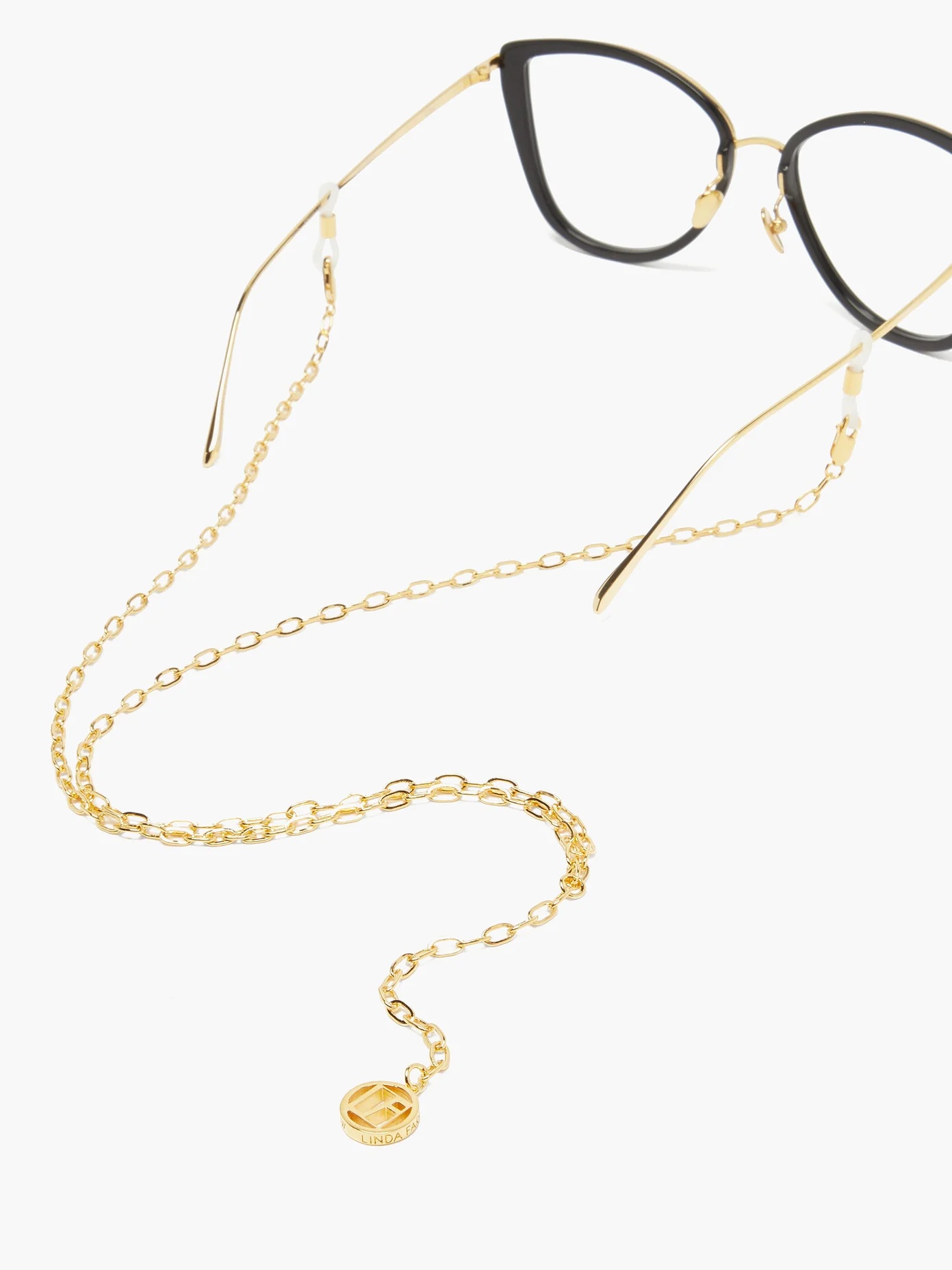 1 C2 gold-plated glasses chain - 4