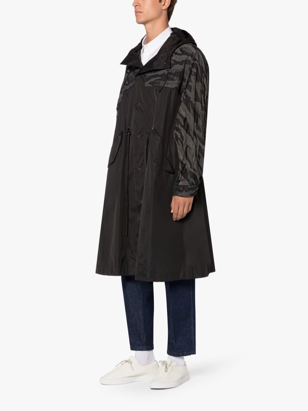 BERGAMO BLACK CAMO PARKA - 4