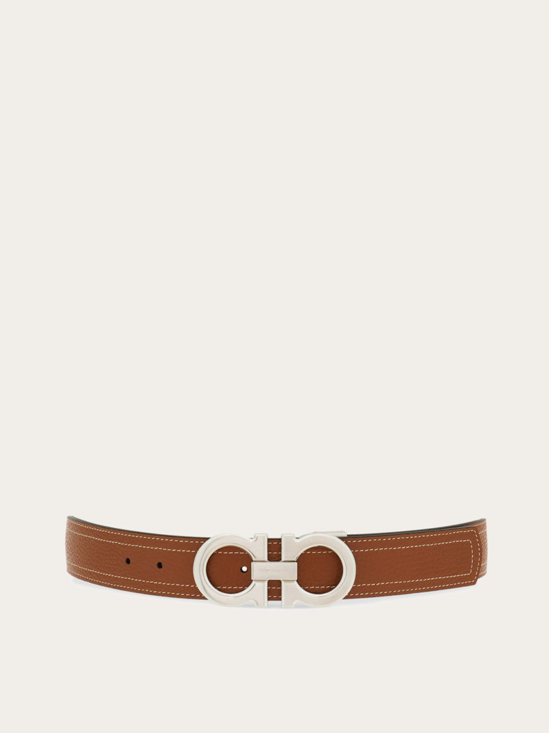 Reversible and adjustable Gancini belt 1
