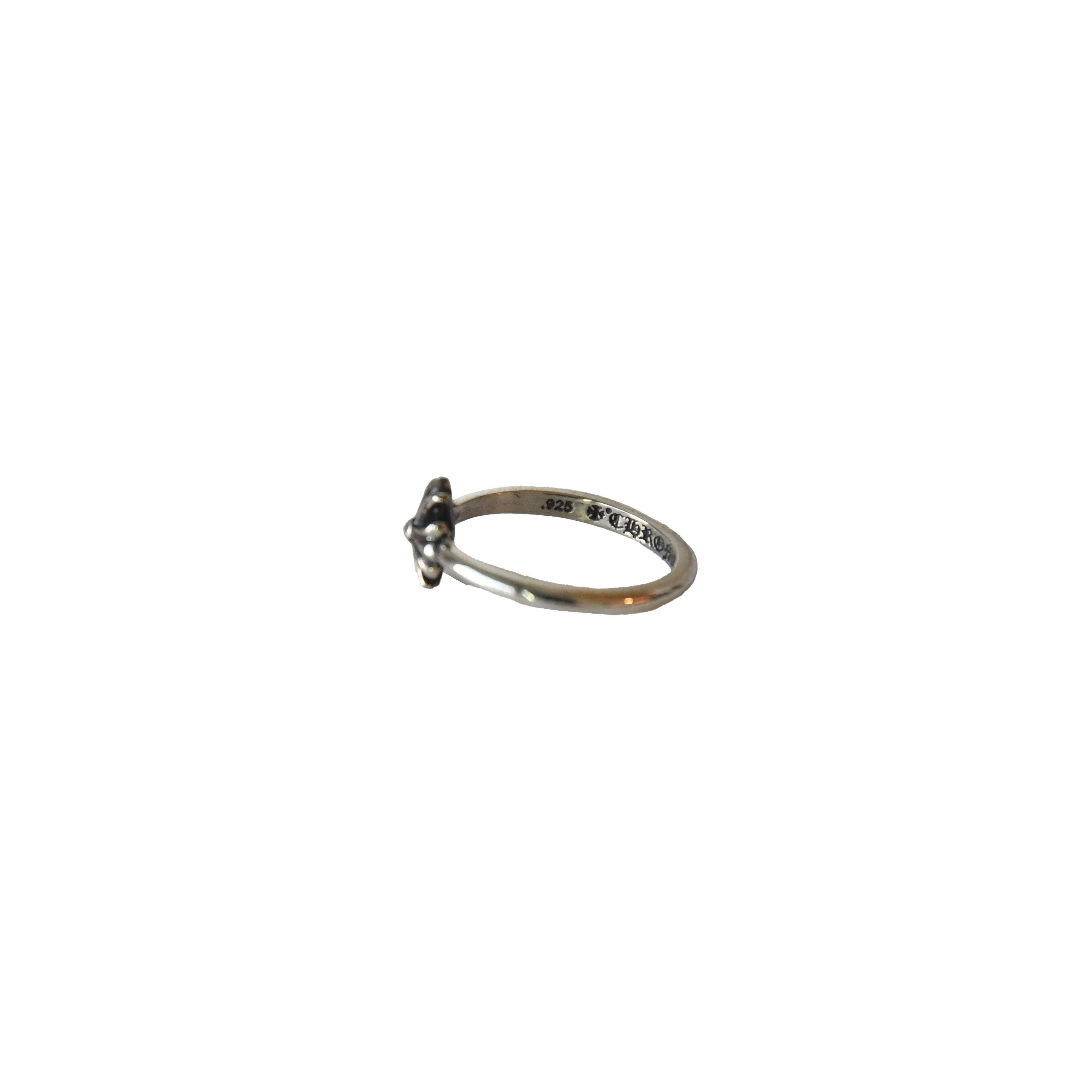 Chrome Hearts Single-Cross Ring Silver - 2