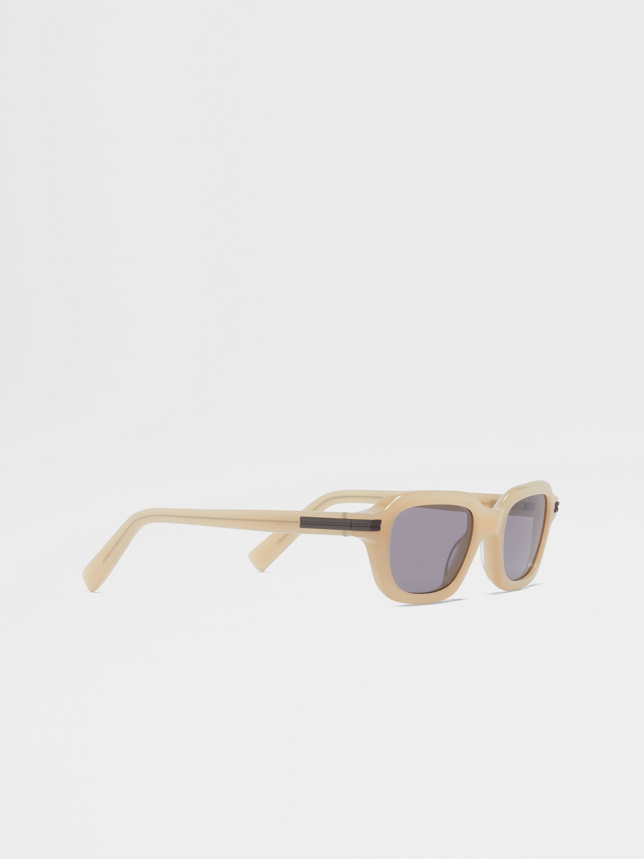 BEIGE ACETATE SUNGLASSES - 3