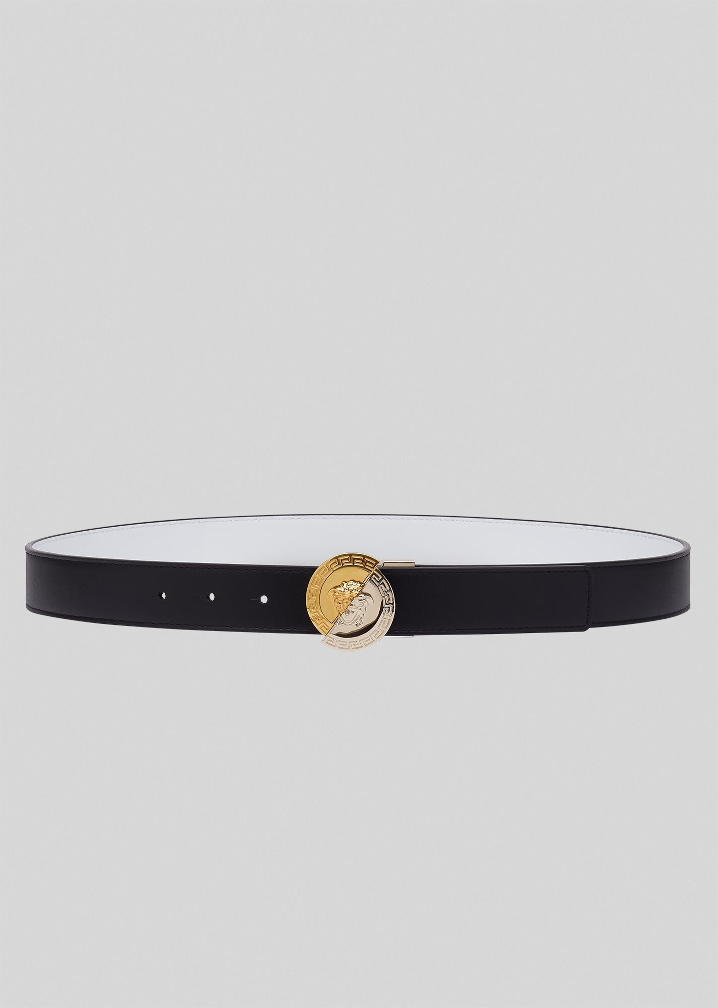 Medusa Demi Reversible Leather Belt - 1