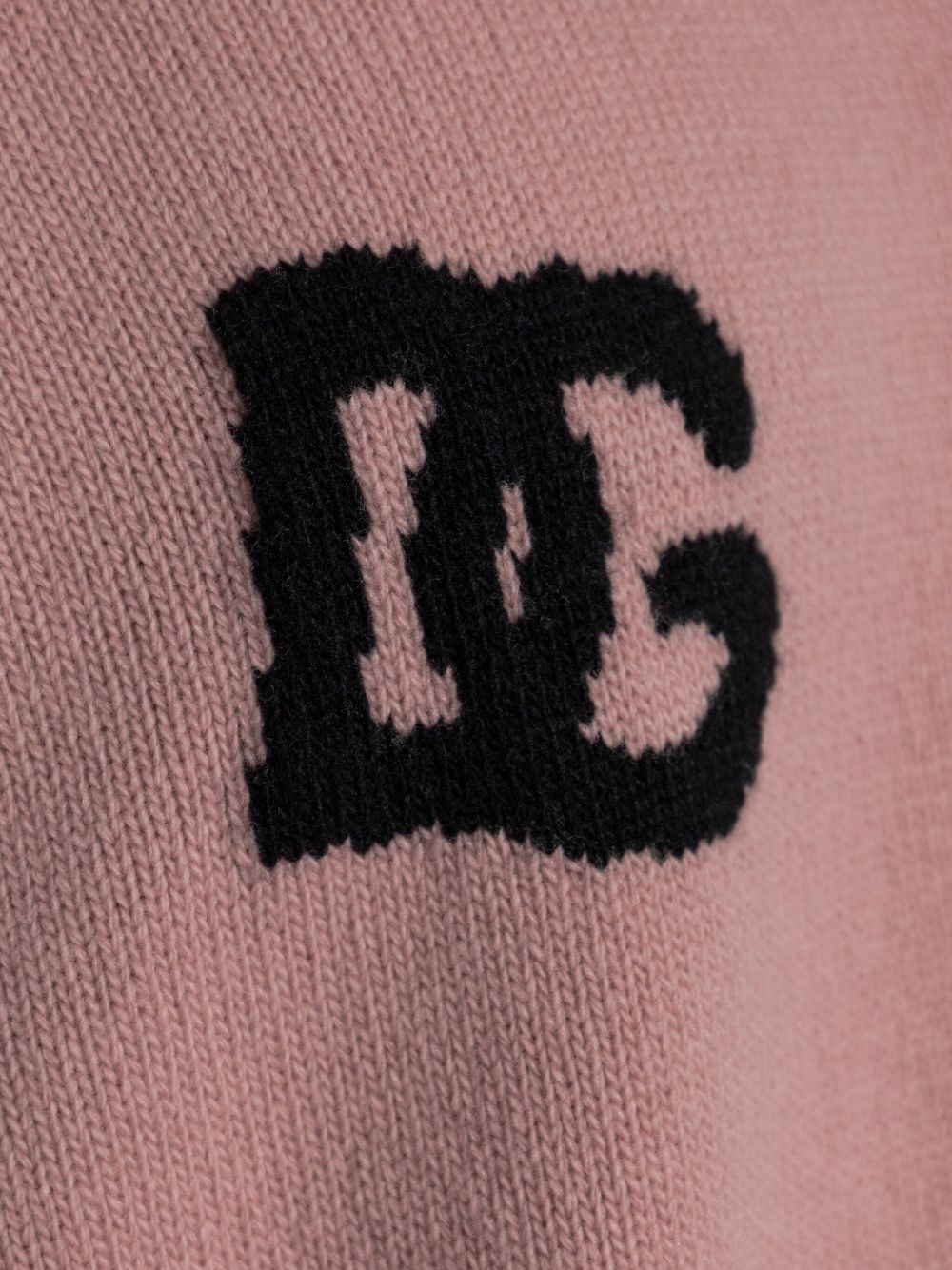 logo-intarsia sweater - 5