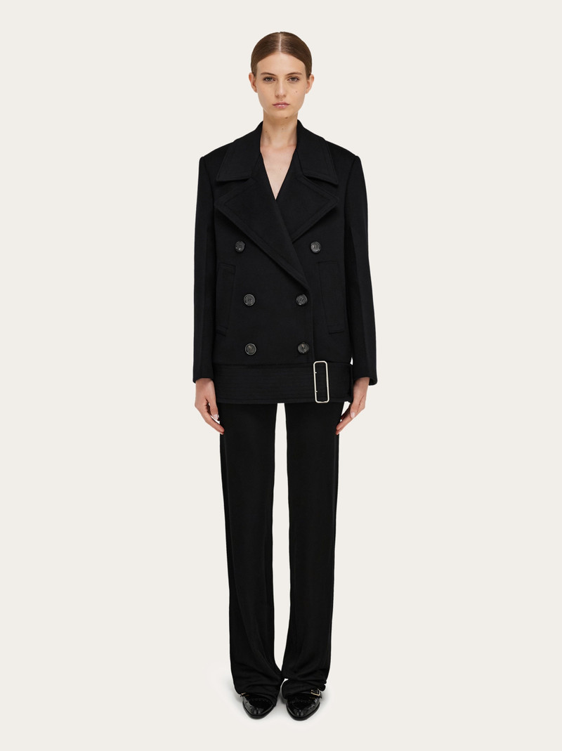 모직과 캐시미어 peacoat 7