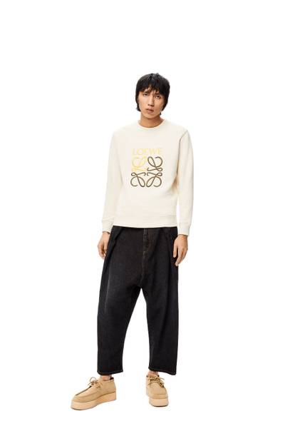 Loewe Anagram sweatshirt in cotton outlook