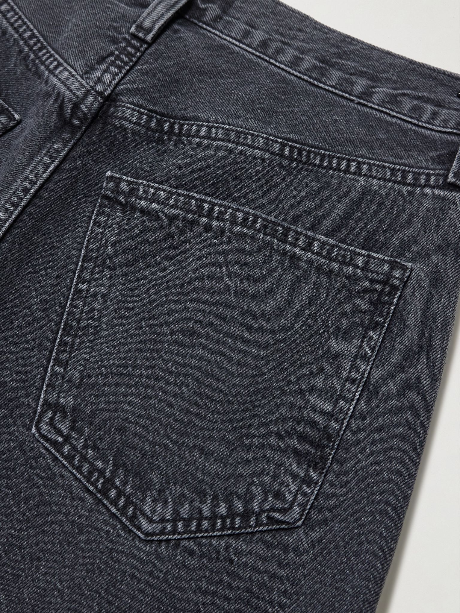 Low Curve mid-rise wide-leg jeans Black - 6