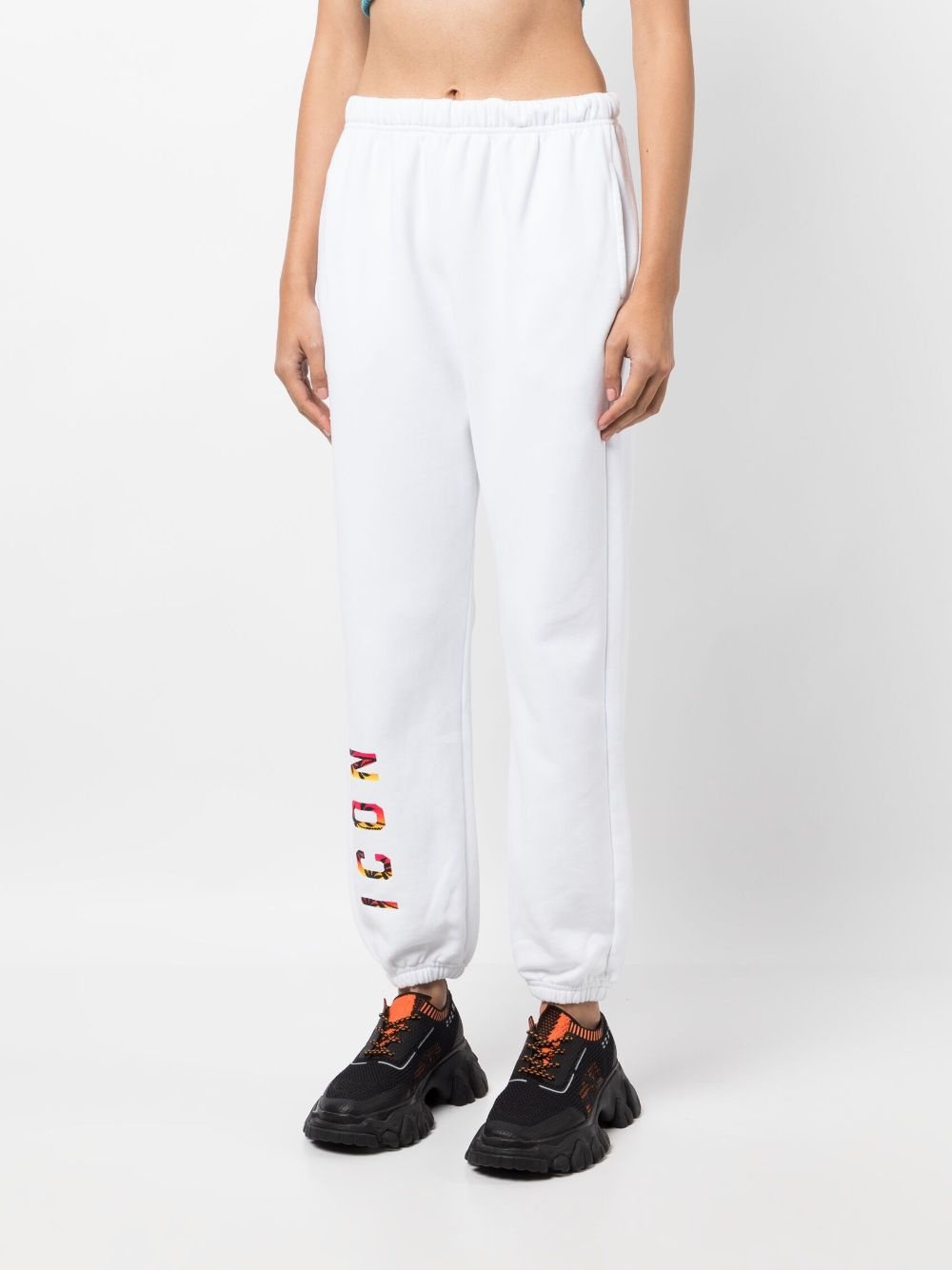 logo-print track pants - 3