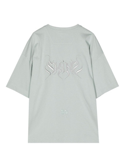 JUUN.J embroidered-detail cotton T-shirt outlook