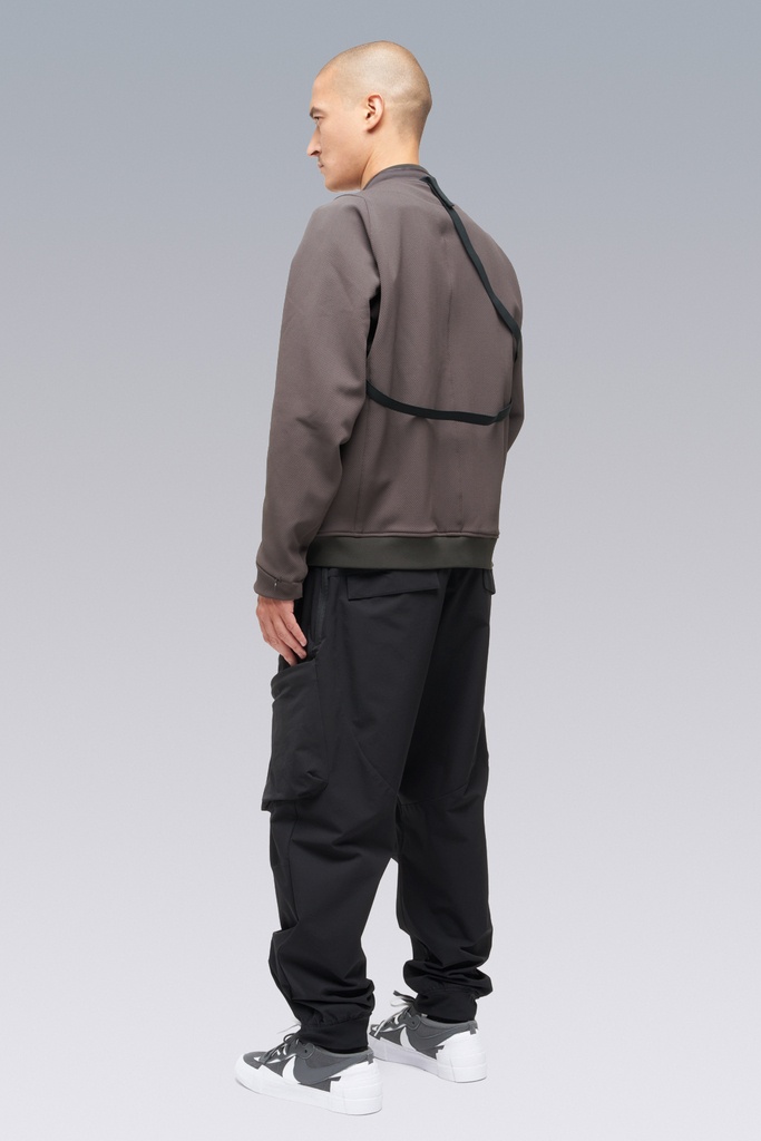 J90-SS schoeller® 3XDRY® WB-400™ Bomber Jacket Schwarzrot - 32