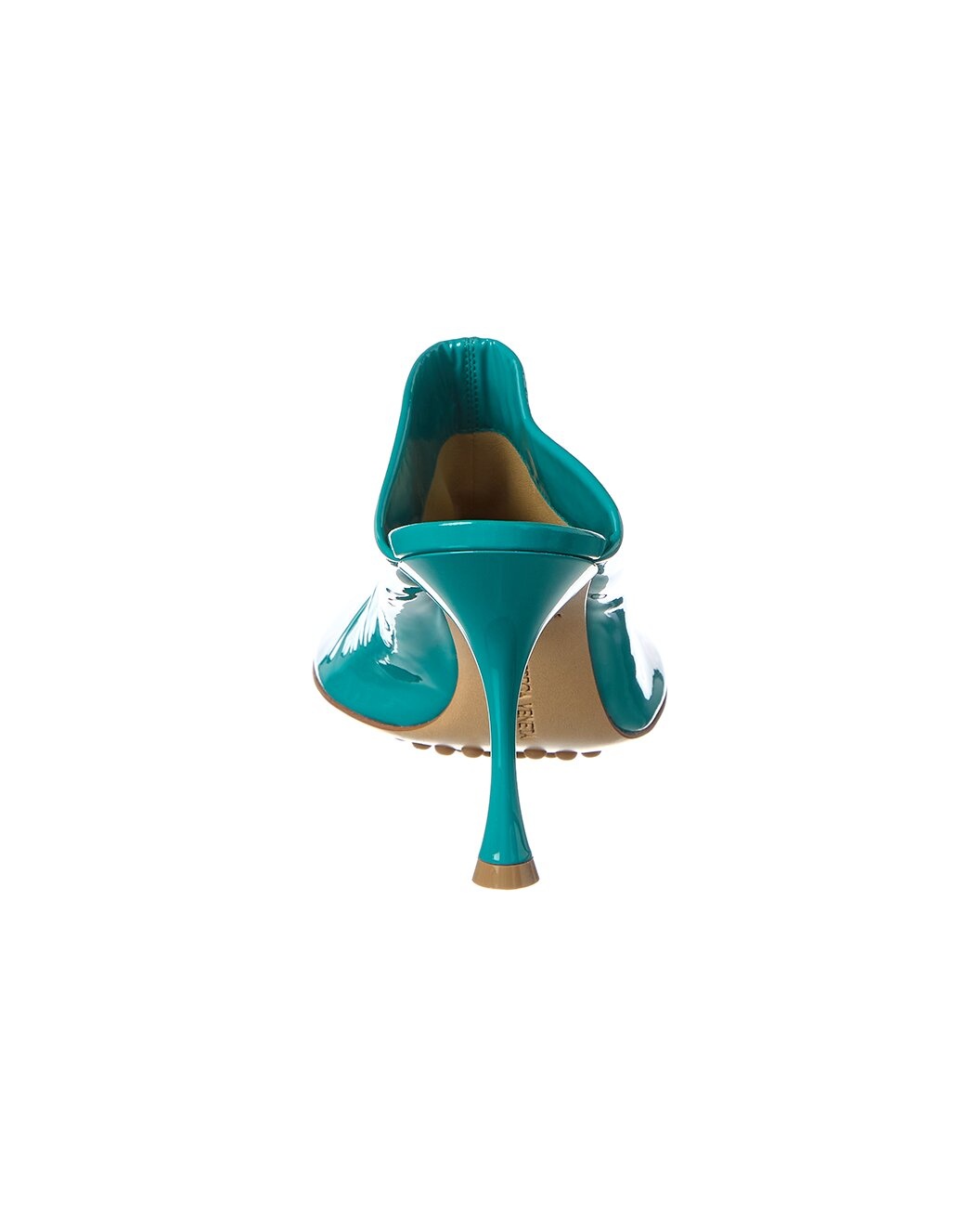 Bottega Veneta Dot Sock Patent Mule - 3