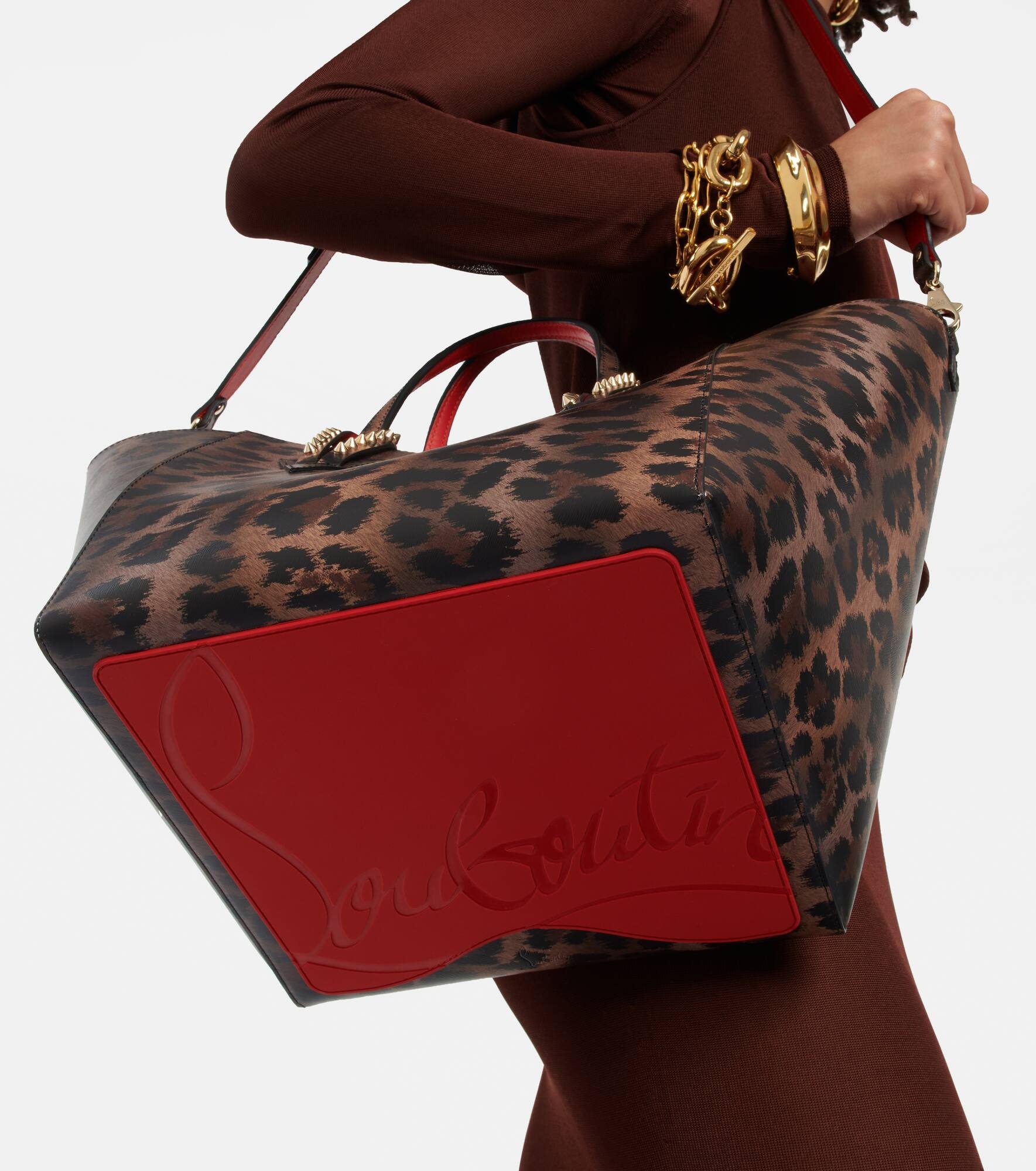 Cabachic Small leopard-print tote bag - 7