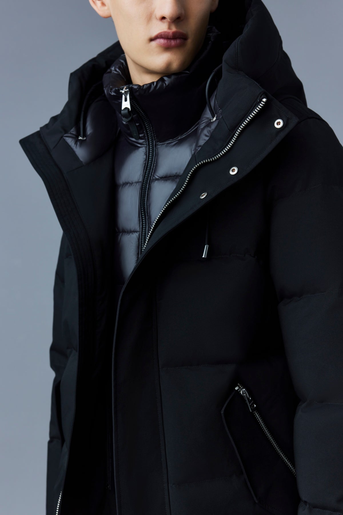 ANTOINE 2-in-1 recycled down parka with removable bib - 5