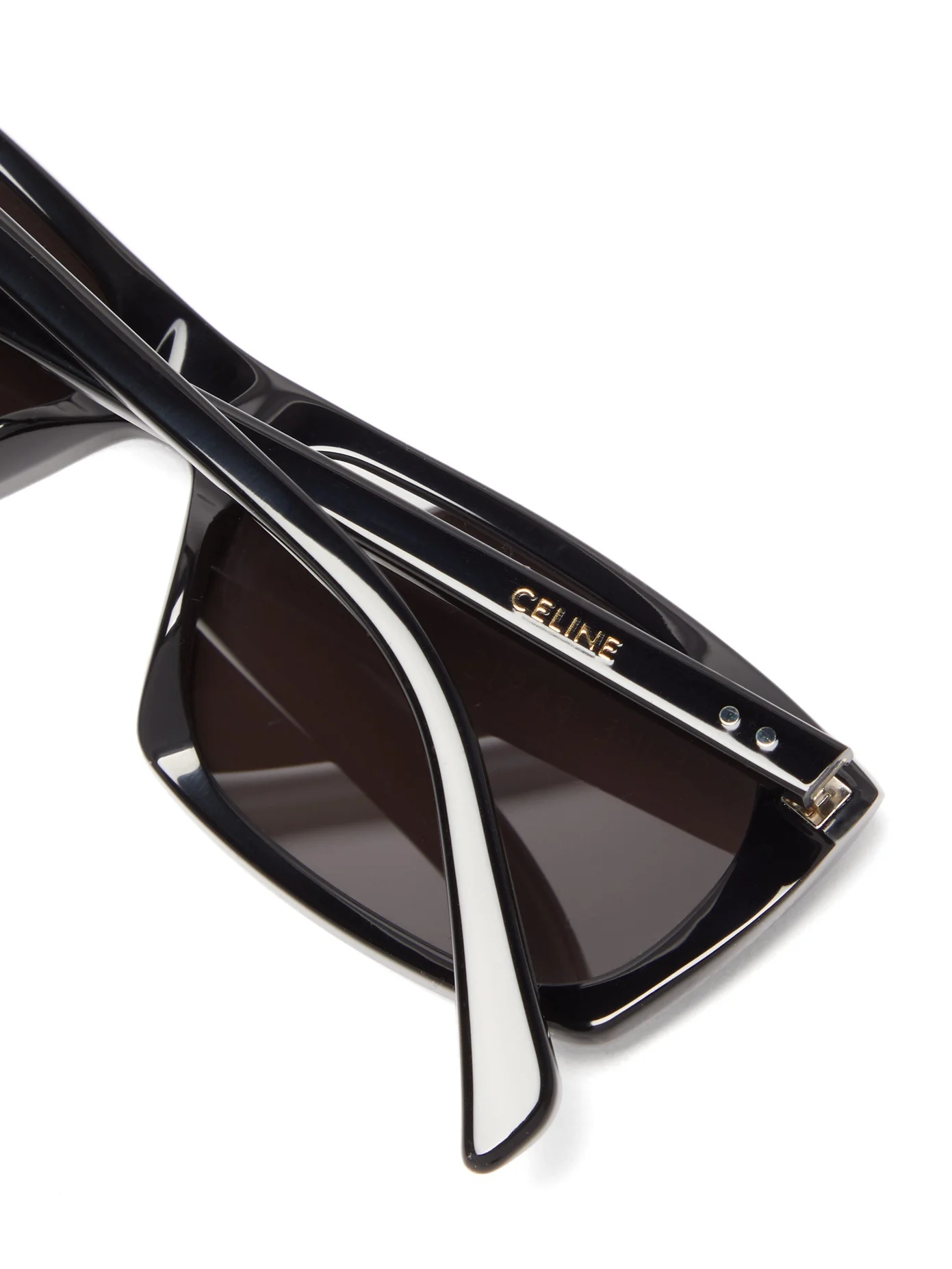 Rectangle acetate sunglasses - 6