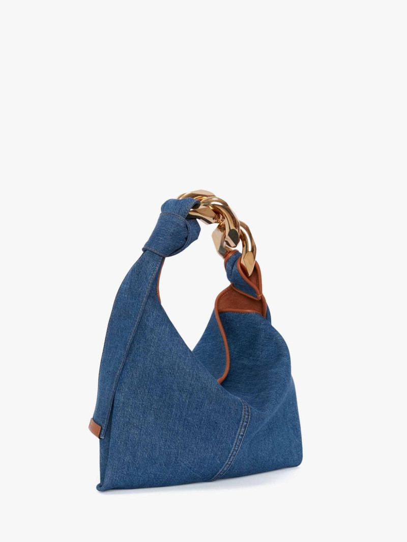 JW Anderson SMALL CHAIN HOBO - LEATHER SHOULDER BAG outlook