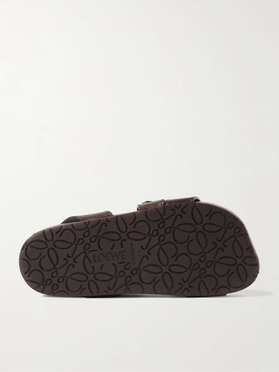 Loewe + Paula's Ibiza Leather Sandals outlook