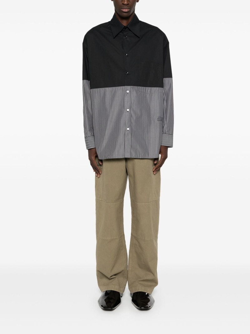 MM6 Maison Margiela numbers-motif loose trousers outlook