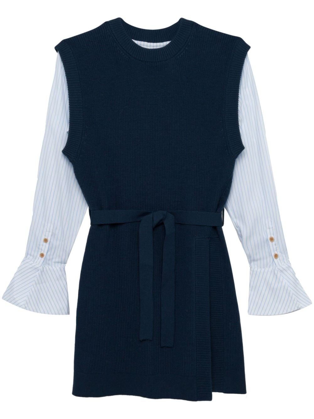 Shai layered mini shirtdress - 1