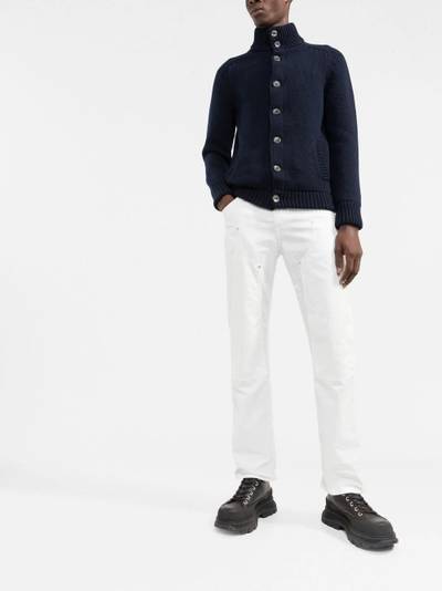 Herno button-down knit cardigan outlook