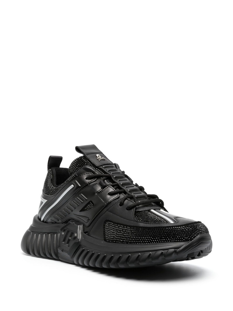 PHILIPP PLEIN Stones runner low-top sneakers outlook